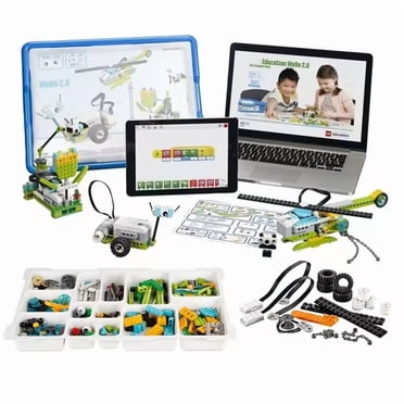 Kit de Robot de Codage, WeDo 2.0 Ensemble de Base pour Enfants de 8 Ans, Jouet Robot avec Contrôle par Application, Kit Robotique Éducatif avec Programmes de Grattage et Cours Vidéo, Cadeau d'Anniversaire pour Enfants (280 Blocs)
