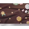 thumbnail image 2 of Soimoi Poly Georgette Fabric Artistic Flower Print Fabric by the Yard 42 Inch Wide, 2 of 3
