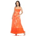 thumbnail image 1 of White Mark Robe Maxi à Volants Froncée pour Femme, 1 of 6
