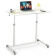 thumbnail image 1 of Costway Bureau d'Ordinateur à Hauteur Réglable, Assis-Debout, Roulant, Table pour Cahier, Portable, 1 of 10