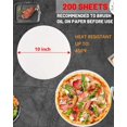 thumbnail image 2 of 200 Pcs Feuilles de Papier Parchemin pour Cuisson Rondes 10 Pouces, Moules à Gâteau Ronds Doublures en Papier Parchemin, Cercles de Papier Parchemin Antiadhésifs pour Cuisson, Moule à Cuisson pour Friteuse à Air Chaud Cuisson à la Vapeur Coupe à Pain Gâteau (Blanc-10), 2 of 7