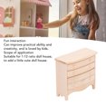 thumbnail image 3 of Dollhouse Drawer Cabinet Dollhouse Miniature Cabinet Wooden Dollhouse Drawer Cabinet Miniature Cabinet Model 1 : 12 Dollhouse Drawer Cabinet Wooden Miniature Cabinet Model Lifelike, 3 of 8