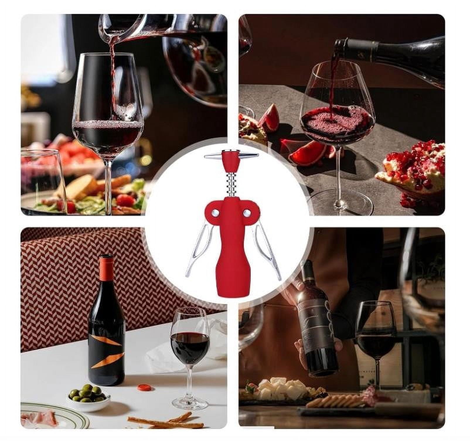 Yhmxh Kitchen Gadgets Kitchen Utensils Home and Kitchen Multifunctional Wine and Beer Opener Bottle Opener Red Wine Bottle Opener Household Red Wine Opener Set wine opener