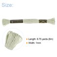thumbnail image 2 of Unique Bargains Very Light Green Embroidery Floss, 8m - 12 Skeins, 2 of 6