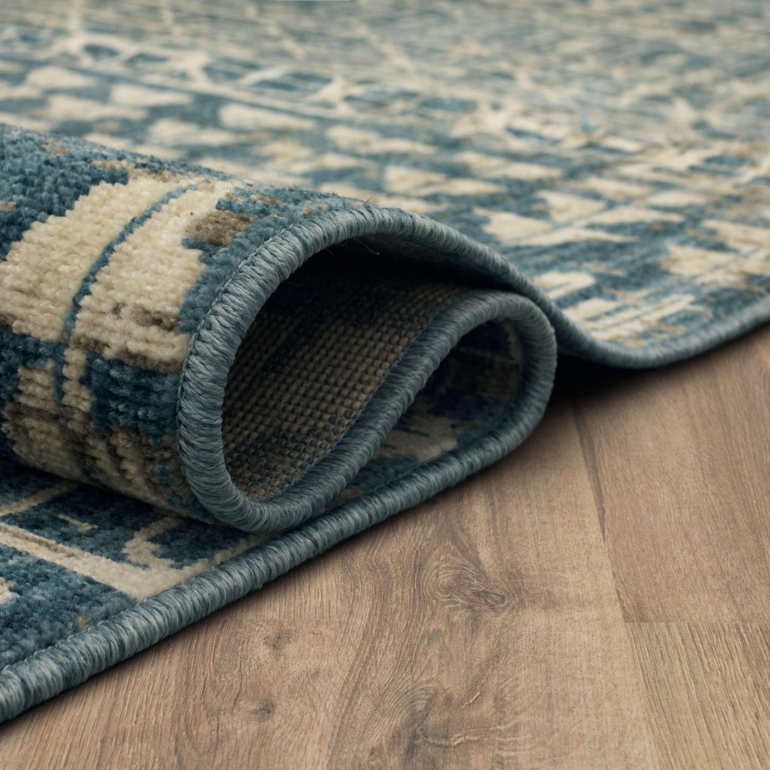 Mohawk Home – Tapis bleu Wilton
