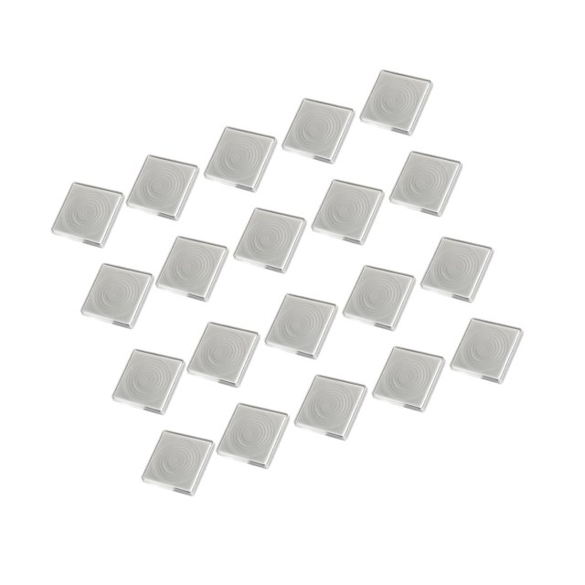ZheElen 20 Pcs Support de Pièces en Plastique pour Collection de Pièces Polyvalent et Robuste Transparent 20 25 30 35 40mm 1Set