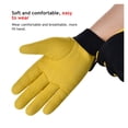 thumbnail image 4 of Gants de Travail en Cuir Sécurité Protection du Travail Jardiniers Soudage Résistants à l'Usure, 4 of 6