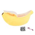 thumbnail image 1 of Youkk Lit pour Chien Conçu pour un Confort Maximal, Doux et Douillet, Lit pour Animal de Compagnie Chaud, Panier pour Chien en Polyester, Coussin, Lit pour Chat Jaune m, 1 of 6