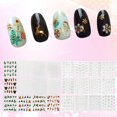 thumbnail image 4 of CHUANK 12 Sheets Christmas Snowflake Zip 3D Decals Nail Art Tips Stickers DIY Manicure, 4 of 8