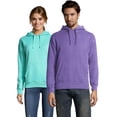 thumbnail image 1 of Hanes Mens Big ComfortWash Garment Dyed Fleece Hoodie Sweatshirt, S, Lavender, 1 of 1