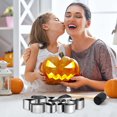 thumbnail image 2 of SUTENGDA Halloween Pumpkin Carving Set Stainless Steel Mould Baking Tool DIY Pumpkin Lamp Carving Tool, 2 of 6