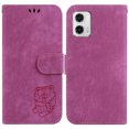 thumbnail image 2 of Compatible avec Motorola Moto G73 5G Embossé Mignon Tiger Étui Portefeuille à Rabat Porte-Cartes Étui, 2 of 5