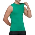 thumbnail image 2 of BADHUB Men's Quick Dry Athletic Tank Tops Compression Running High Stretch Sleeveless T Shirt Workout Performance Cut Off Tee Shirt Army Green S, 2 of 5