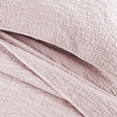 thumbnail image 4 of Ensemble de couette Carson de Gouchee Home – Ensemble de literie rose 3 pièces, coton délavé avec motif à coutures ondulées, couvre-lit doux toutes saisons, 4 of 9