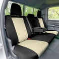 thumbnail image 2 of FH Group Neoprene Waterproof Custom Fit Car Seat Covers for 2022–2024 Dodge RAM 1500 Rear Beige, 2 of 5