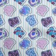 thumbnail image 1 of oneOone Cotton Cambric Light Blue Fabric Food Craft Projects Decor Fabric Printed By The Yard 56 Inch Wide, 1 of 3