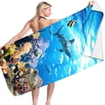 thumbnail image 3 of LSLJS Beach Towel Summer Beach Essentials Beach Towels Microfiber Beach Towel Super Lightweight Colorful Bath Towel Sandproof Beach Blanket Multi-Purpose Towel for Travel Swimming Pool 30x60 Inch, 3 of 4