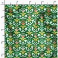 thumbnail image 2 of Soimoi Green Rayon Fabric Florals Floral Decor Fabric Printed Yard 56 Inch Wide, 2 of 6
