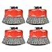 thumbnail image 3 of AainA 4 Pack Wire cup Brush for grinders, 3 Inch crimped Wire Wheel Brush with 58-Inch-11 Threaded Arbor,Max RPM 12,500, Light-Duty conditioning for Metal, Rust Removal, Abrasives, 3 of 4