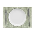 thumbnail image 3 of Fabstyles Shadows Cotton Placemats Set of 4 Machine Washable Thick Rustic Cloth Table Mats Perfect for The Kitchen, Dining, Coffee, Patio, Outdoor Tables, 3 of 3