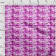 thumbnail image 3 of oneOone Polyester Spandex Fuschia Pink Fabric Abstract Zigzag Sewing Craft Projects Fabric Prints By Yard 56 Inch Wide, 3 of 4