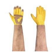 Leather Gardening Gloves ,Welding Gloves Protection Gloves Welder's Gloves Welding Work Gloves ,Easy to Wear
