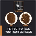 thumbnail image 4 of KRUPS Precise Burr Electric Coffee Grinder, Stainless Steel, with Grind Size and Cup Selections, 12-Cup, Black, 4 of 6