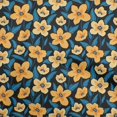 thumbnail image 1 of oneOone Georgette Viscose Yellow Fabric Floral Sewing Craft Projects Fabric Prints By Yard 42 Inch Wide, 1 of 4