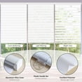 thumbnail image 4 of Cordless Zebra Blinds Roller Shades for Window-Dual Layer Sheer Blinds Light Control with Valance Day Night Privacy Light Filtering Fabric ; W x ; H (W.xHcm), 4 of 7