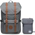 thumbnail image 1 of KAUKKO Laptop Outdoor Backpack, Traveling Rucksack Fits 15.6 Inch Laptop(5-11-GREY2PC), 1 of 5