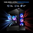 thumbnail image 4 of iBUYPOWER Element PC de Jeu de Bureau, Intel Core i5-14400F, GeForce RTX 5060Ti, 16 Go DDR5 RGB 5200MHz RAM, 1 To NVMe SSD, Windows 11 Famille, Étui en Verre Trempé RGB, Clavier et Souris, 4 of 9