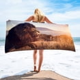 thumbnail image 1 of XZNGL Sand Towel Beach Towel Microfiber Beach Towel Super Lightweight Colorful Bath Towel Sandproof Beach Blanket Multi-Purpose Towel for Travel Swimming Pool 30X60 Inch, 1 of 4