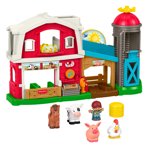 Fisher-Price Little People Caring Fun Animal Farm Playset Jouet d'apprentissage pour tout-petit, version multilingue