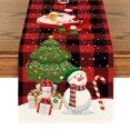 thumbnail image 1 of Nappe Imprimée Élan de Noël Thème Décoratif pour Table de Salle à Manger, 1 of 6