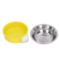 thumbnail image 2 of Hanging Pet Bowl, Thickening Separate Design Stable Pet Cage Bowl  For Cats For Home, 2 of 8