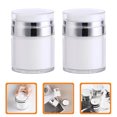 thumbnail image 3 of 2pcs Vacuum Pump Press Bottles Empty Airless Pump Bottles Refillable Cosmetic Jars 50ML​, 3 of 9