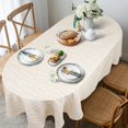 thumbnail image 5 of Nappe Ovale 60x120 Po pour Table Ovale, Nappes Imperméables pour Salle à Manger, Nappe Intérieure Extérieure, 5 of 5