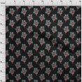 thumbnail image 3 of oneOone Polyester Lycra Fabric Leaves & Floral Block Decor Fabric Printed BTY 56 Inch Wide, 3 of 4