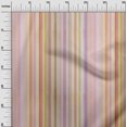 thumbnail image 3 of oneOone Tissu en Viscose Chiffon Multicolore Rayures Couture Projets d'Artisanat Tissus Imprimés au Yard 42 Pouces de Large, 3 of 4