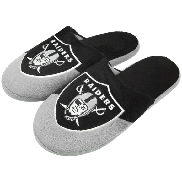 Oakland Raiders NFL Big Logo Slippers