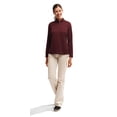 thumbnail image 4 of Pull-Over à Fermeture Éclair 1/4 pour Dames TP Blanc, 4 of 5