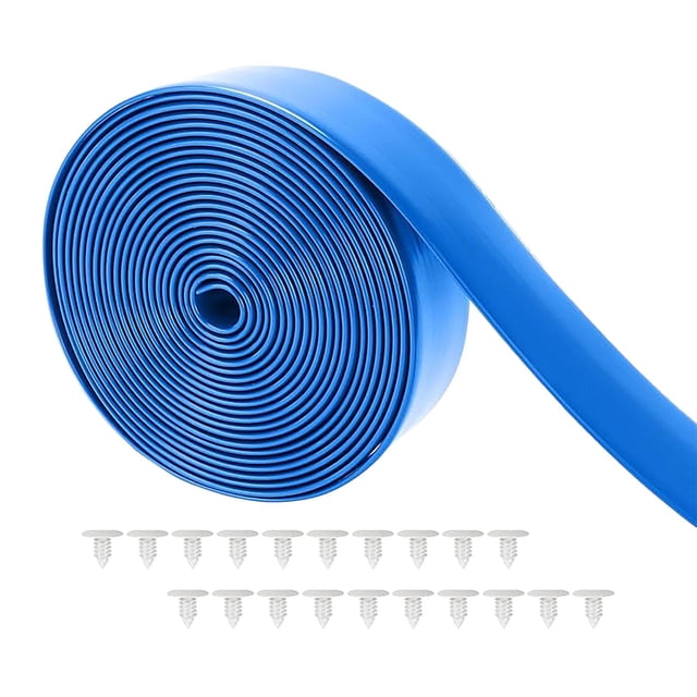 koolsoo Sangle de Chaise en Vinyle Sangles de Remplacement pour Meubles PVC Facile à Installer Bricolage Sangles de Réparation de Chaise de Pelouse pour Pelouse Extérieure Bleu