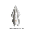 thumbnail image 3 of Qaailabf 13x13 Inch Square Face Towel Cotton Blend Quick Dry Bath Towel Ultra Soft Absorbent Wash Cloth for Bathroom Spa Hotel Home Daily Use, Machine Washable Single pcs White Orange Gray Blue Dark, 3 of 6