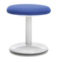 thumbnail image 1 of OFM Tabouret Actif en Tissu Dos Nu Rond de 14 Po en Bleu et Blanc, 1 of 1