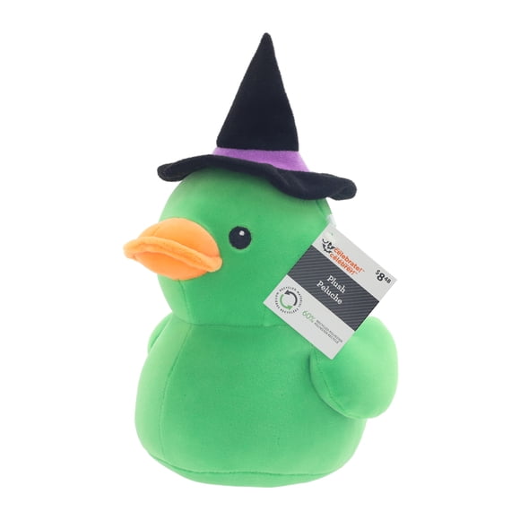 7-Inch Quackerz Witch Duck Plush for Halloween, Way to Celebrate