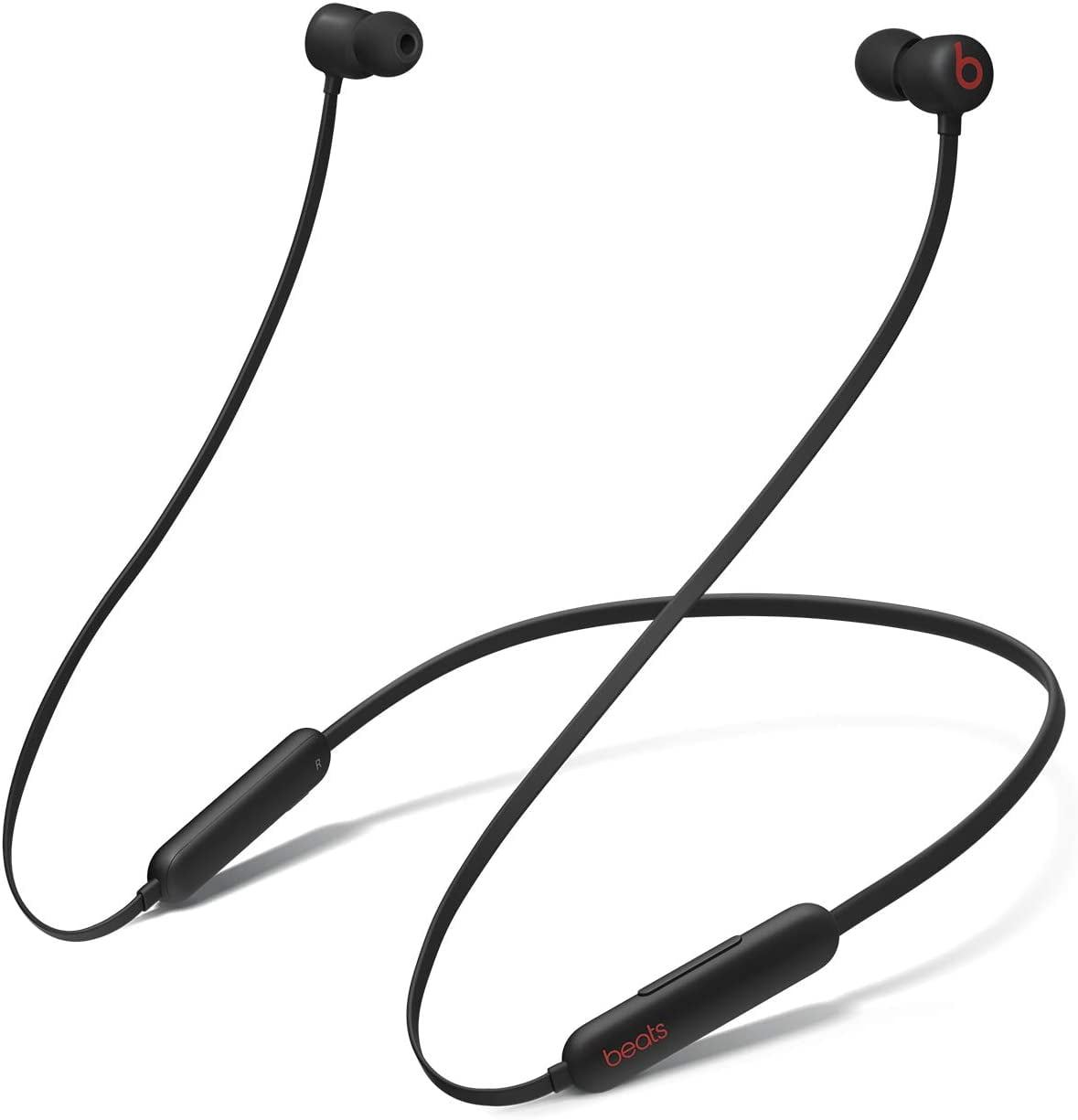 Restored Beats Flex Wireless Earbuds - W1 Chip, Magnetic Earphones, Class 1 Bluetooth, 12 Hours of Listening Time, Built-In Microphone - (Beats Black)