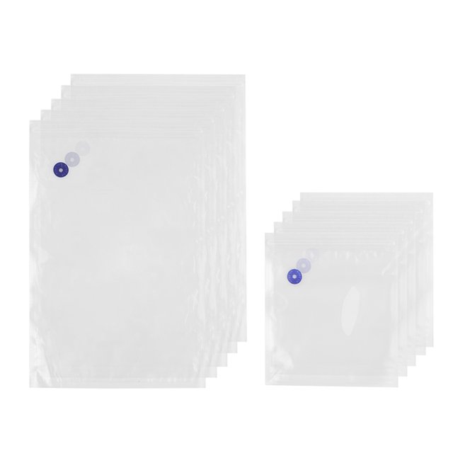 10 Pcs Sacs Réutilisables pour Scelleuse sous Vide pour Aliments, Rangement, Cuisson, Sans BPA