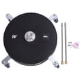 thumbnail image 2 of Pressure Washer Surface Cleaner, 1/4in Quick Plug 20 Inch Stainless Steel Power Washer Accessory High Efficiency with 4 Wheels for Sidewalk, 2 of 7