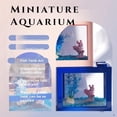 thumbnail image 3 of SUTENGDA Réservoirs de Poissons Betta Réservoirs d'Aquarium Mini Réservoirs Empilables Kit d'Aquarium Bol de Poissons Rectangulaire 3/5 Gallons avec Décoration de Gravier d'Aquarium Cube Réservoir pour Algues Boules, 3 of 6