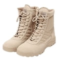 thumbnail image 3 of Dakaela Men's Hiking Work Boots Waterproof Breathable Tactical Military Motorcycle Combat Booties, 3 of 5